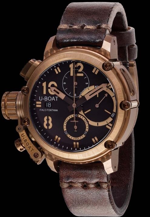 U-BOAT CHIMERA 43 BRONZE CHRONO 8014 Replica Watch